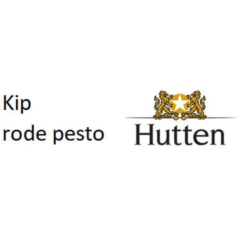 Etiket Hutten Kip rode pesto (15019)